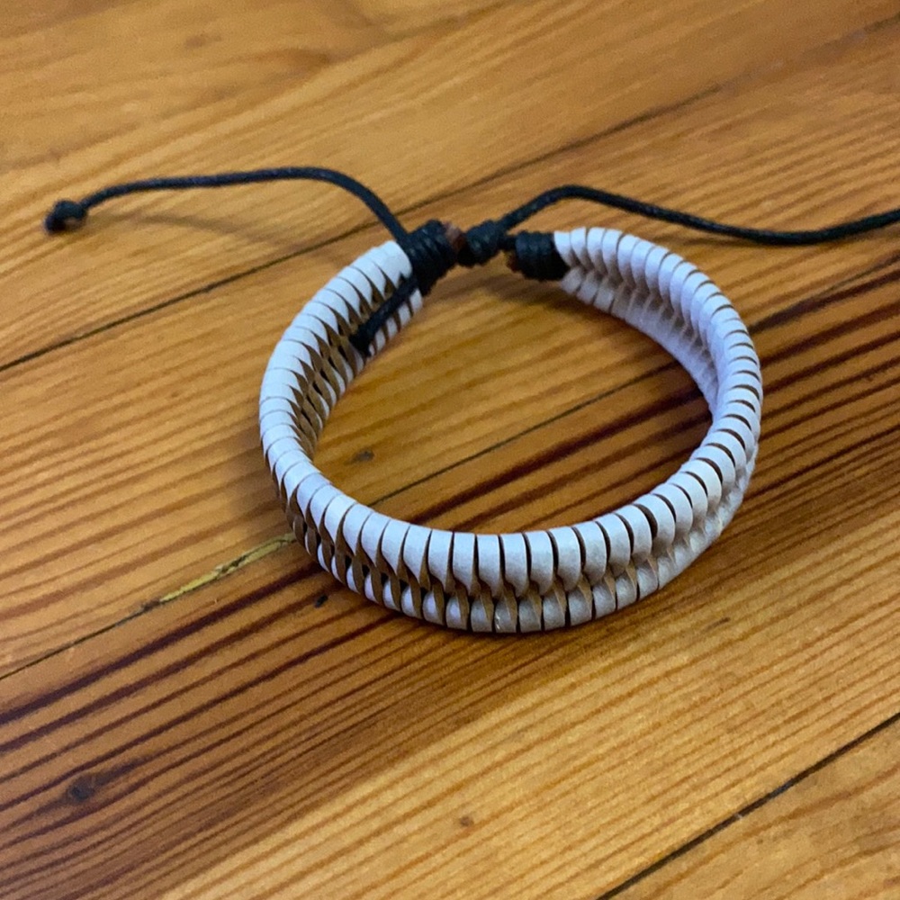 Leather bracelet